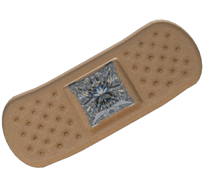 Dermal Bandaid Left Tan